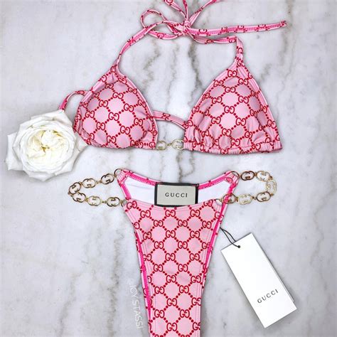 gucci bikini ebay|gucci swimsuit pink.